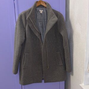 J. Crew Factory Gray Pea Coat